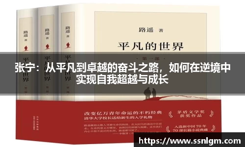 张宁：从平凡到卓越的奋斗之路，如何在逆境中实现自我超越与成长
